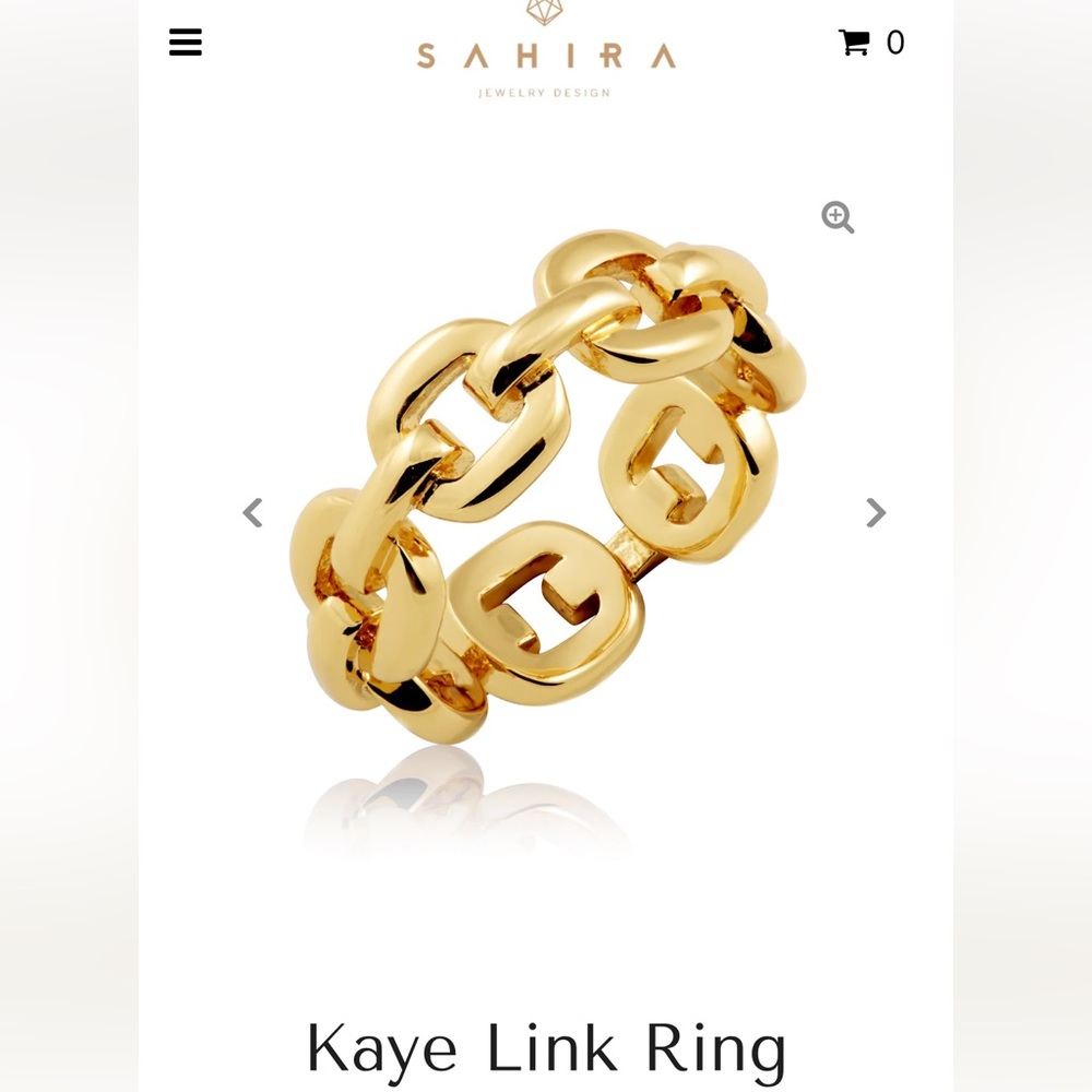 Sahira Link Ring - image 1